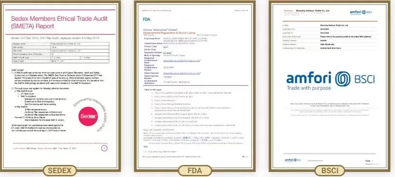 Certificaciones del sistema de calidad y producción