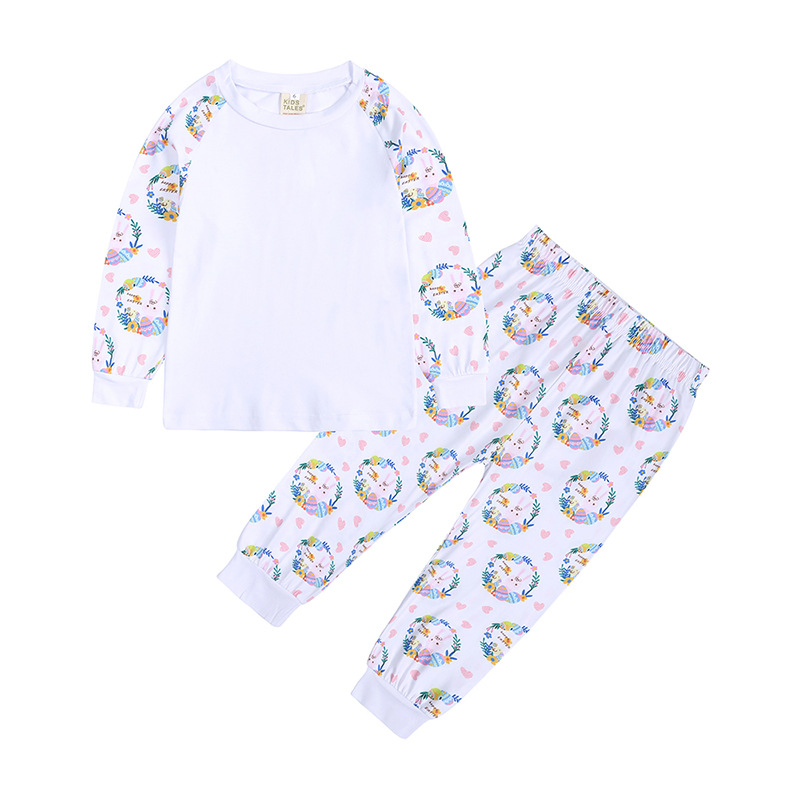 Ropa de dormir para niños, conjunto de pantalones de algodón para niños y niñas, pijamas Happer Ester para niñas, conjuntos para bebés, pijama infantil