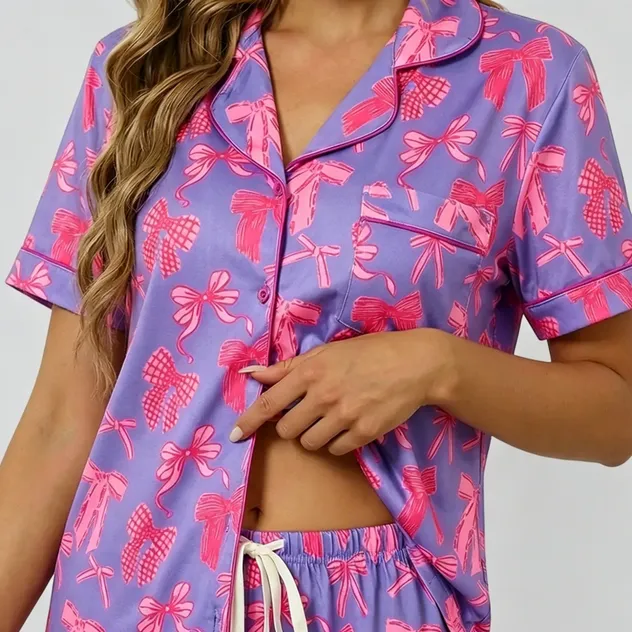 Pijama de manga corta para mujer