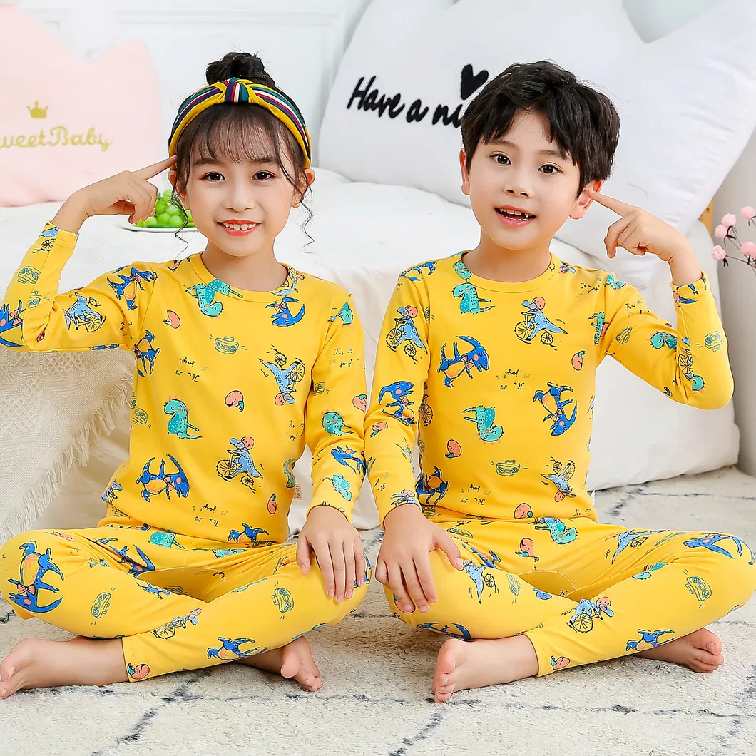 Pijamas para niños pequeños, pijamas de lujo de modal y algodón, pijamas familiares