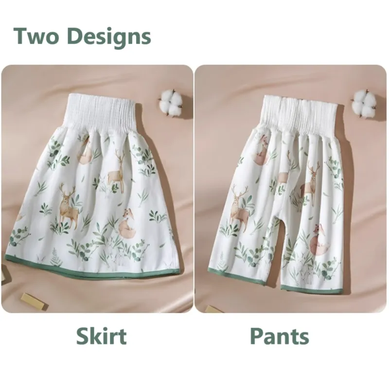 Pantalones de pijama impermeables para niños de 1-8 años, para niños o niñas