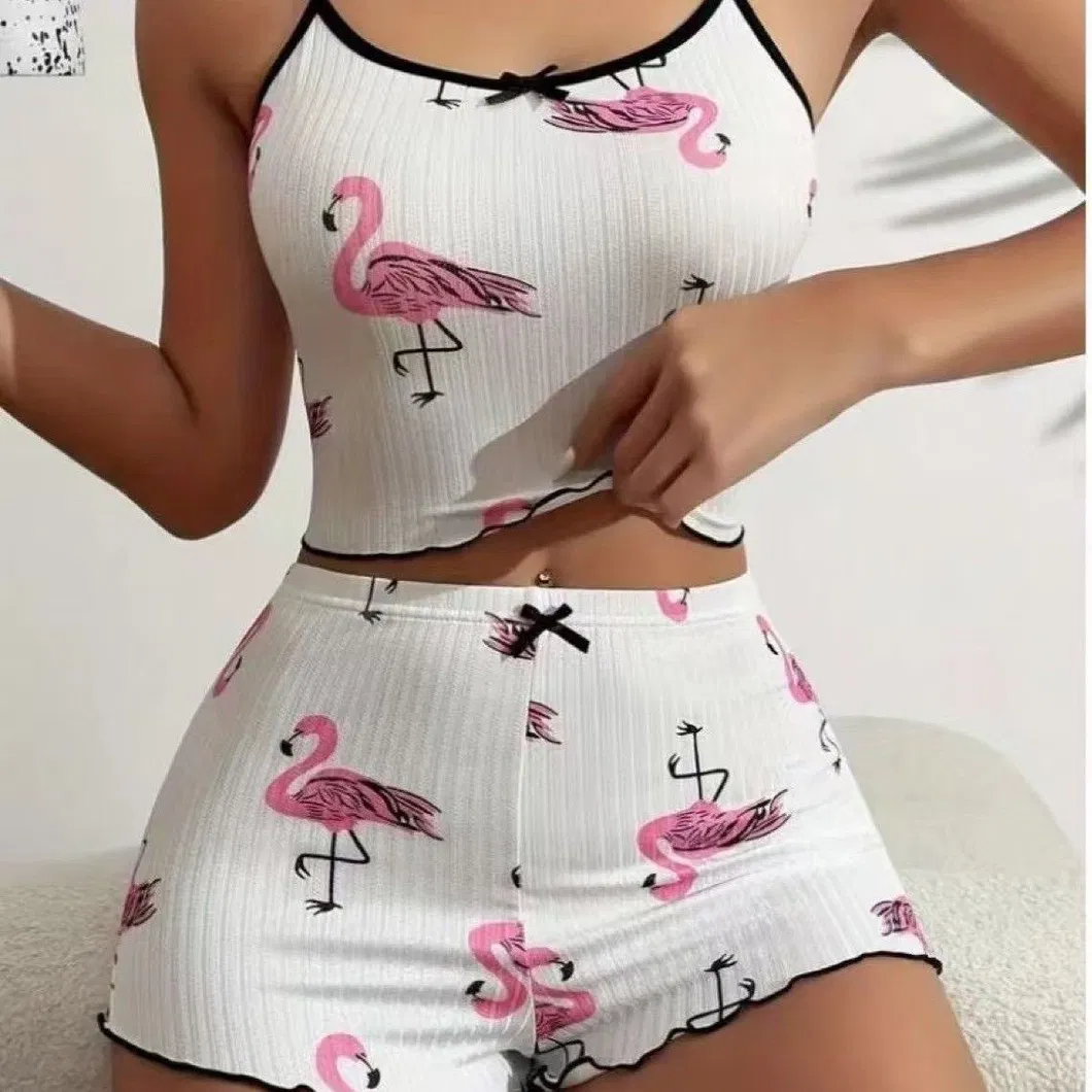 Conjunto de pijamas bonitos para mujeres y pijamas cortos para dormir