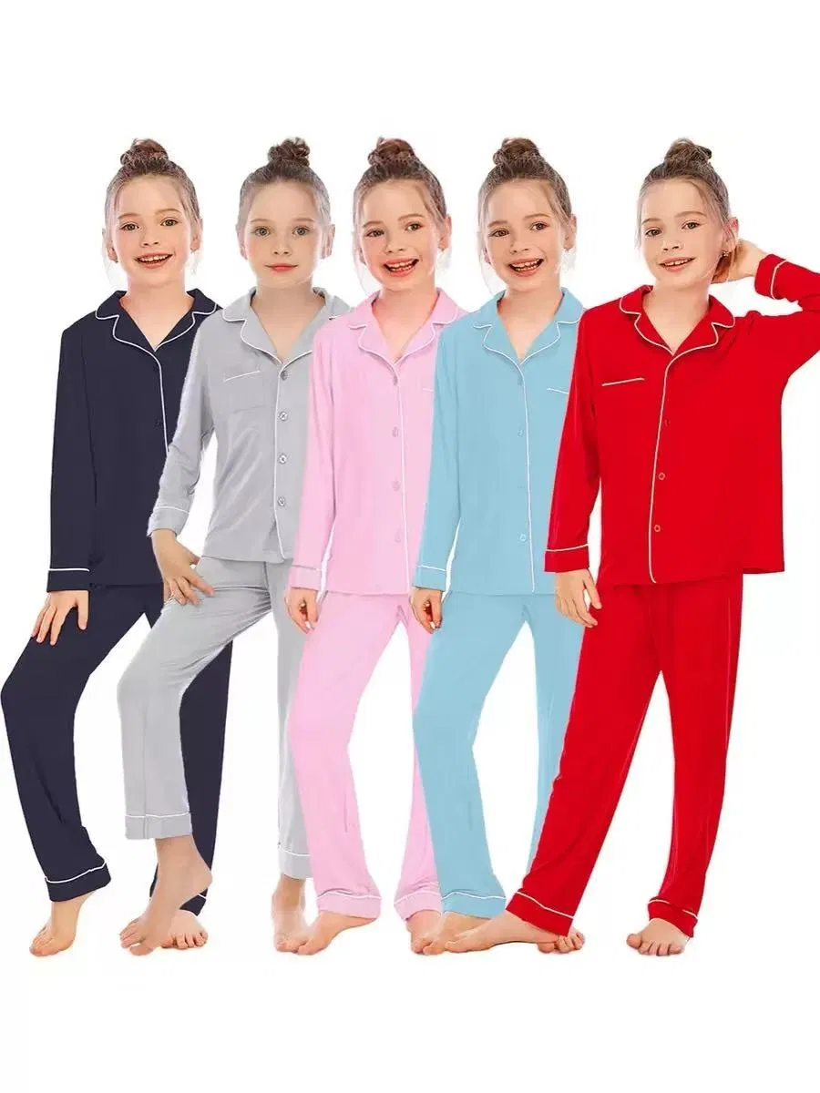 Conjunto de pijama de bambú para niños