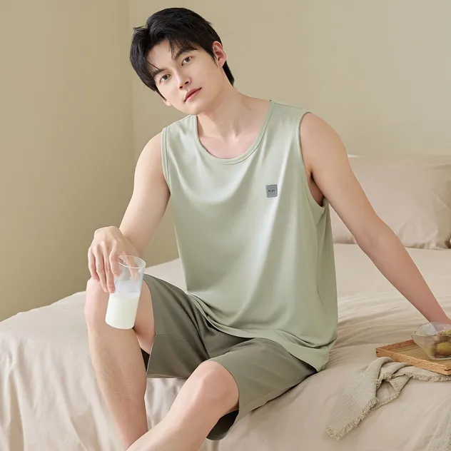 Detalle del pijama masculino de verano 3