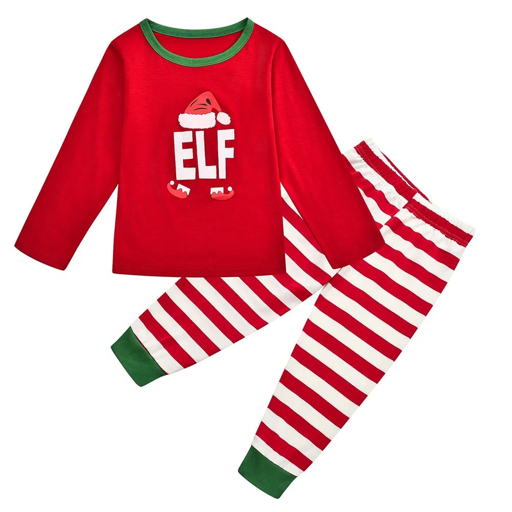 Pijamas navideños familiares personalizados con diseño de logo a juego