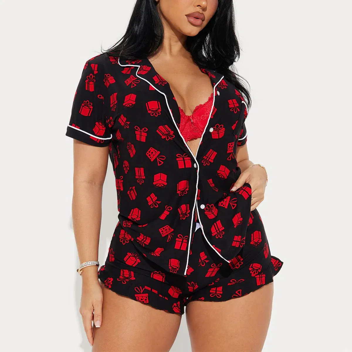 Pijamas impresos personalizados y pijamas de estilo coreano