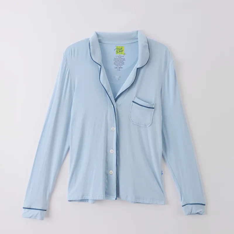 Pijamas de manga corta de viscosa, pijamas de bambú súper suaves para mujeres, ropa de casa