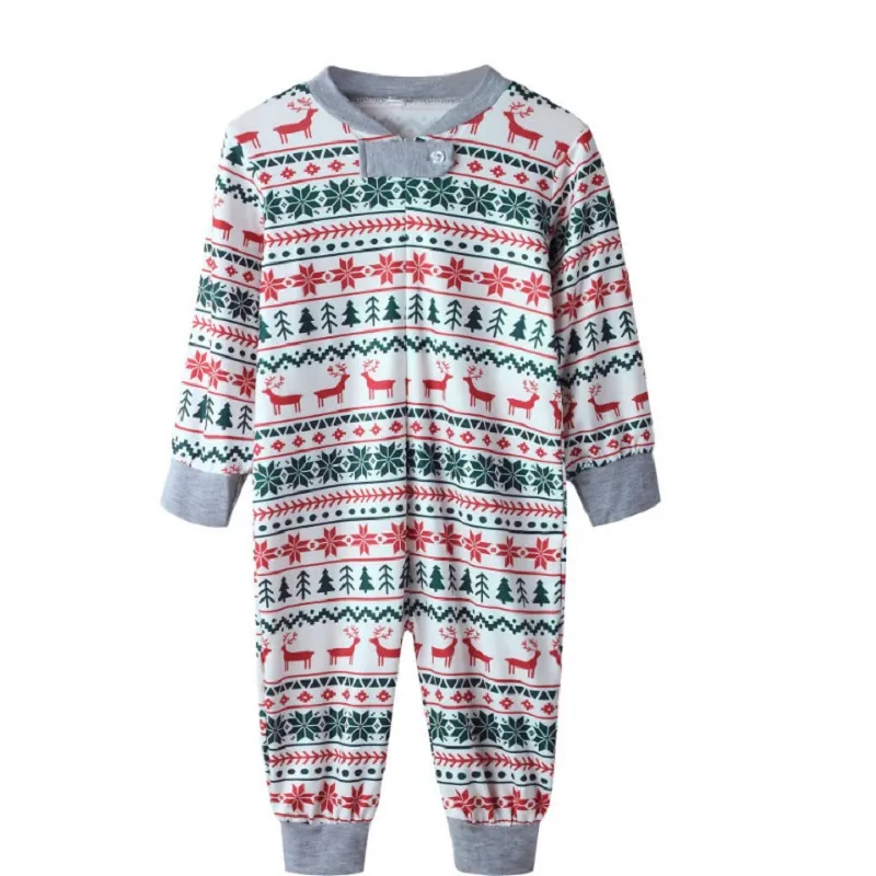 Conjunto de pijama de algodón para niños, ropa de casa para parejas, pantalones de dos piezas para mujeres, pijama de Navidad al por mayor