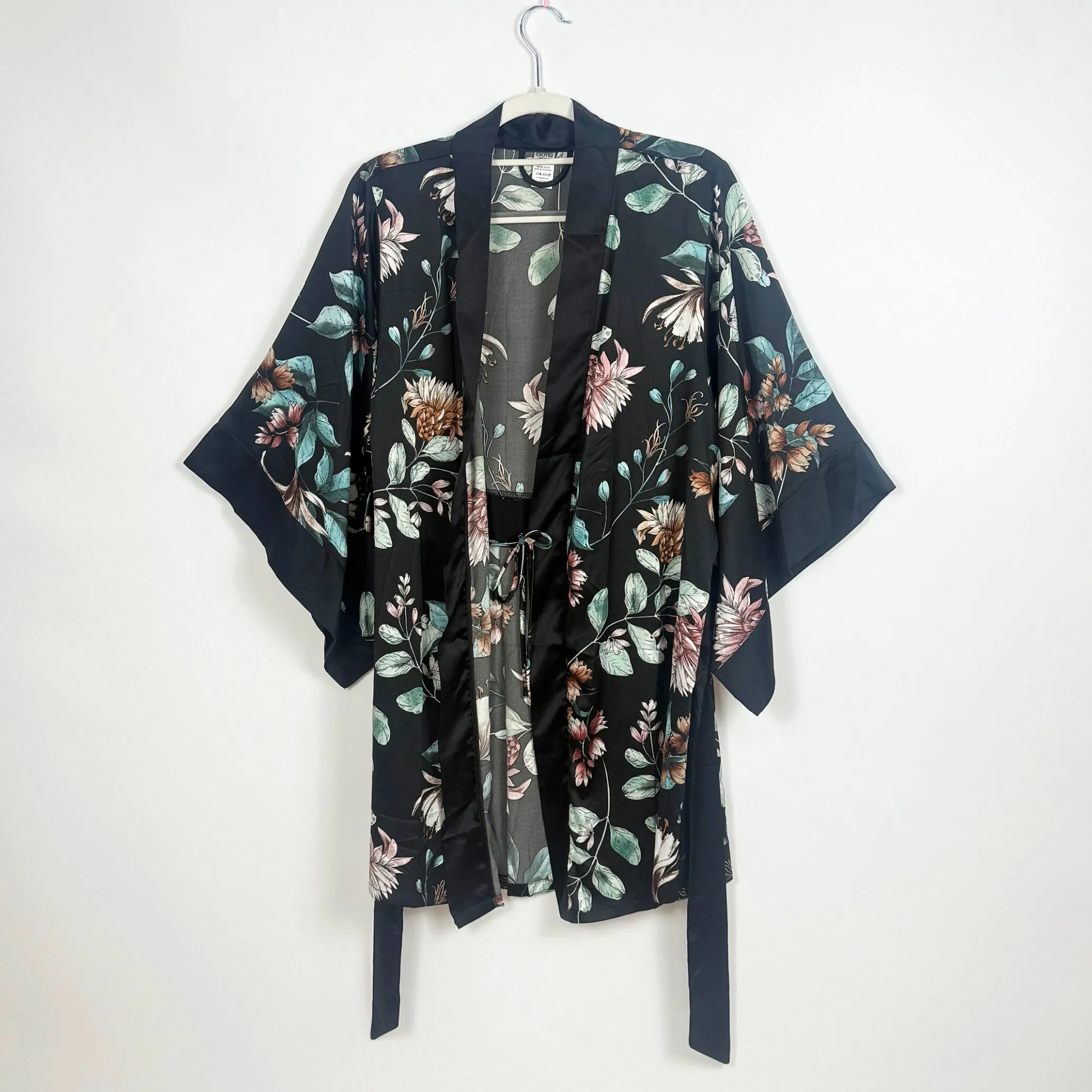 Conjunto de pijama de verano de seda texturizada de lujo con bata de dormir