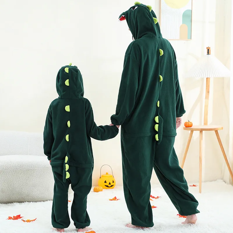 Nuevo mono de forro polar para el hogar, disfraces de rendimiento para niños y adultos, ropa de casa familiar