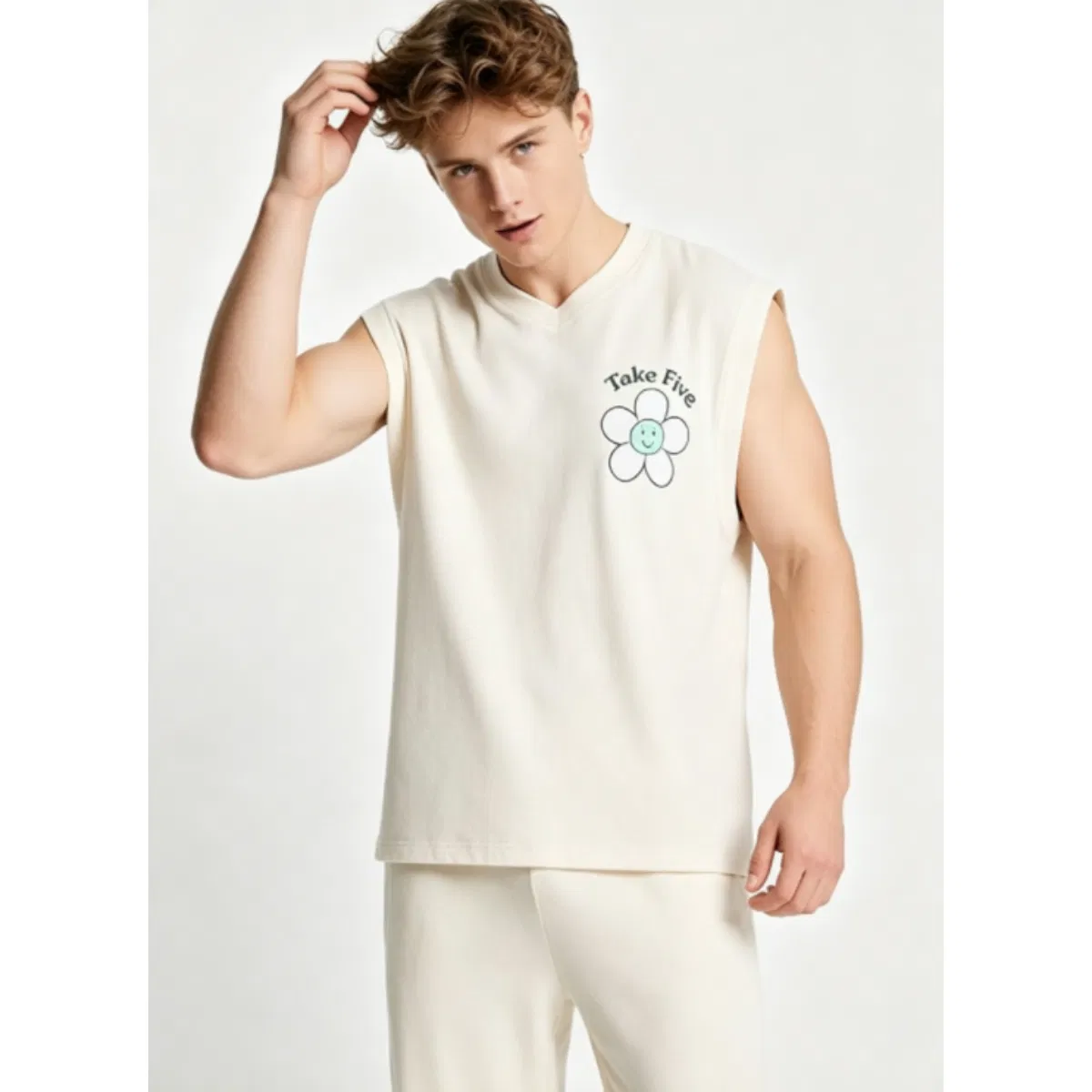 Detalle de pijama de lujo para hombres vista 2