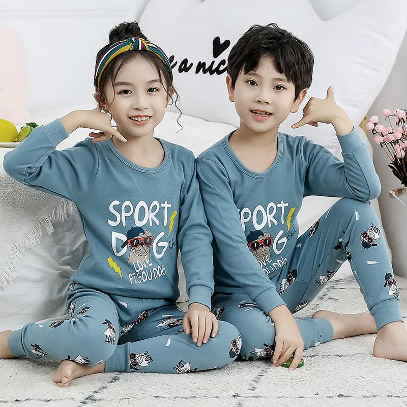 Pijamas para niños pequeños, pijamas de lujo de modal y algodón, pijamas familiares