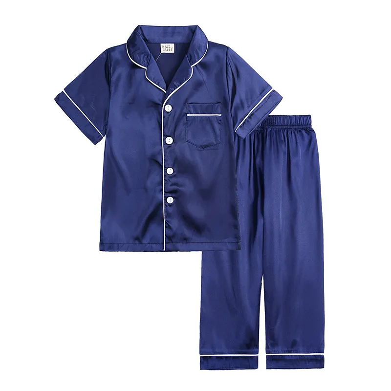 Conjunto de pijamas de satén para mujeres, ropa de dormir para el hogar, pijama de verano