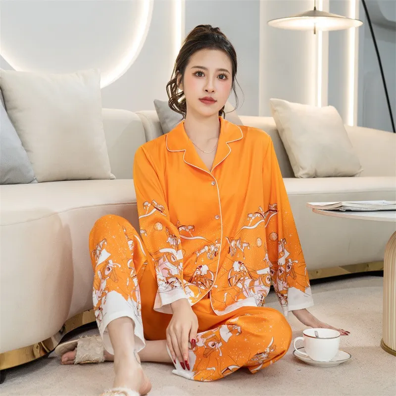 Pijamas casuales de mujer de longitud completa