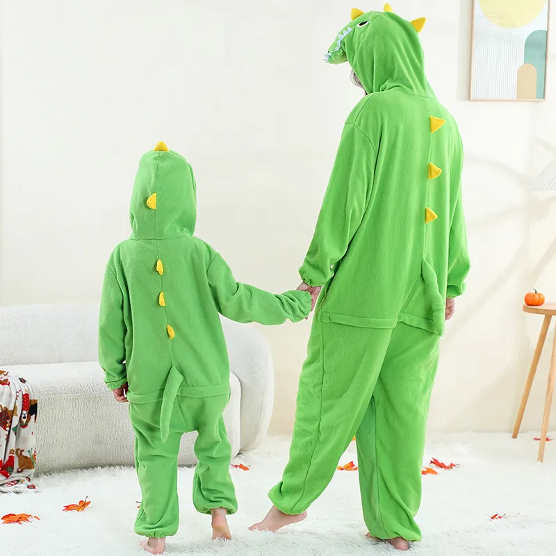Nuevo mono de forro polar para el hogar, disfraces de rendimiento para niños y adultos, ropa de casa familiar