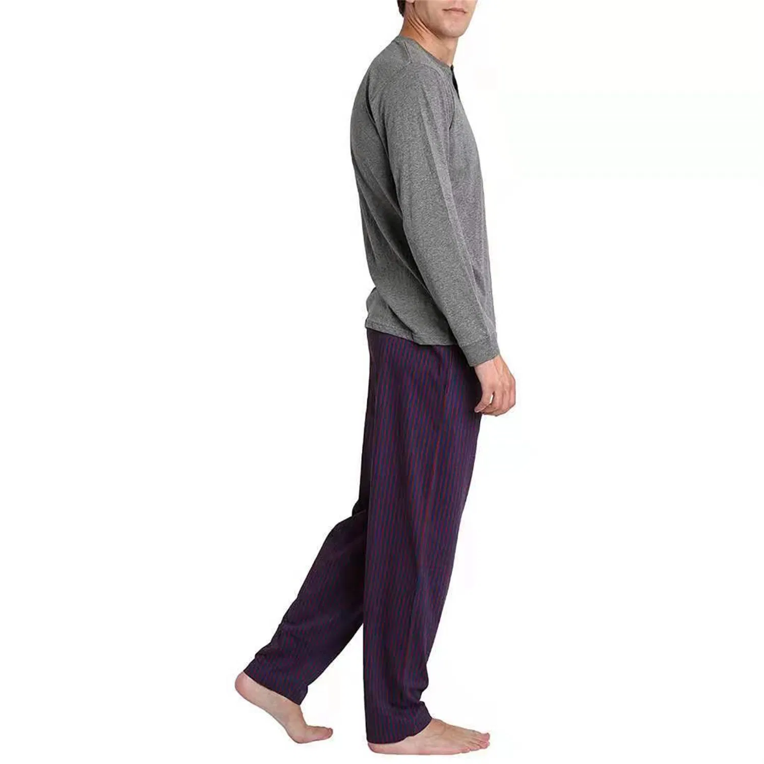 Muestra gratuita de camisones de talla grande, pijamas de teddy, combinación de pijamas navideños, pijamas de bambú