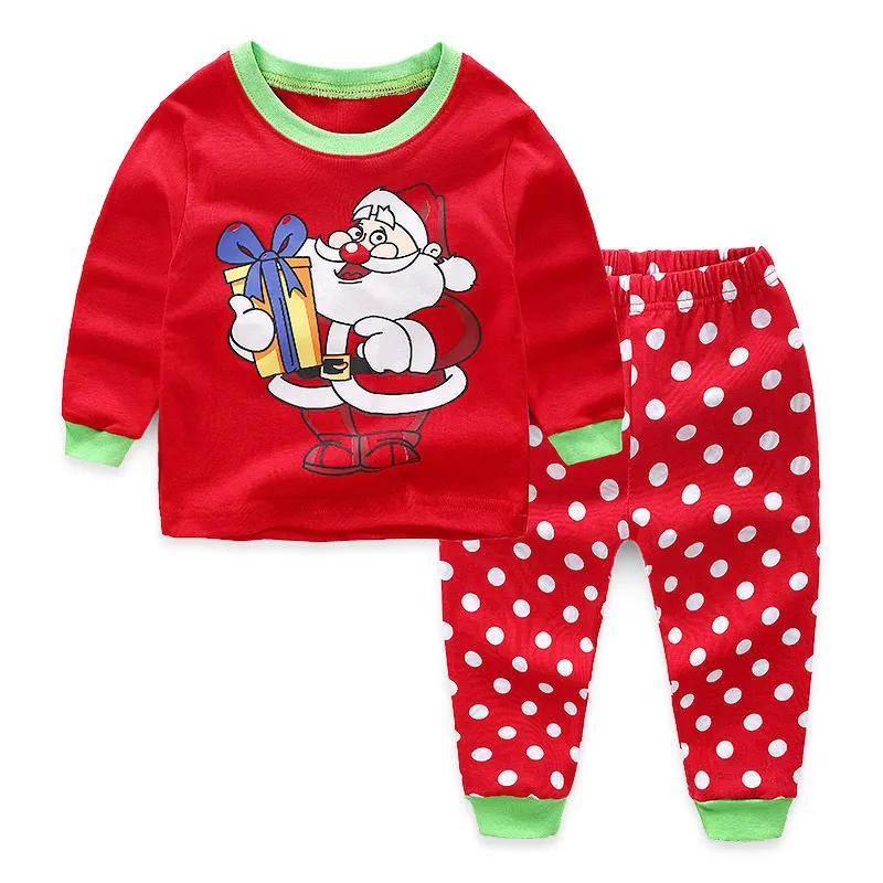 Pijamas de algodón navideños acogedores para mujeres y niños