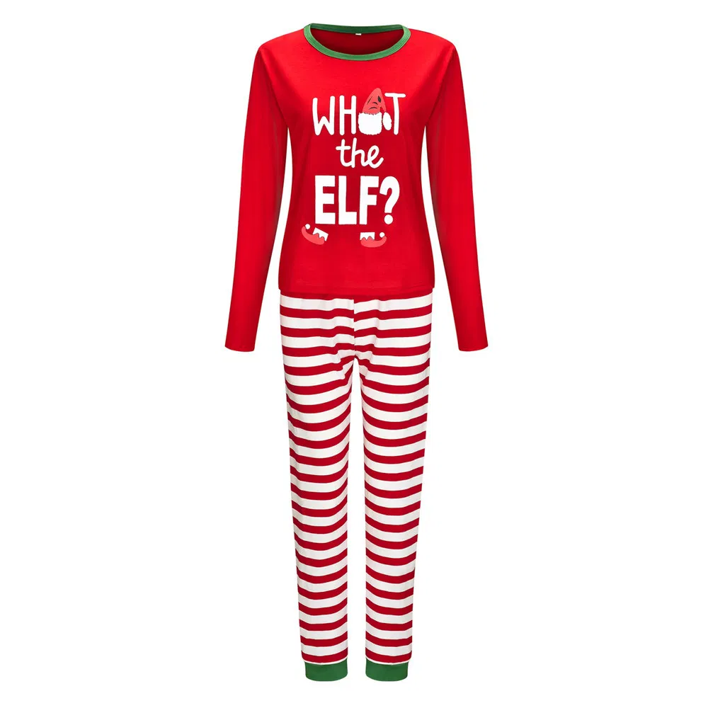 Pijamas navideños familiares personalizados con diseño de logo a juego