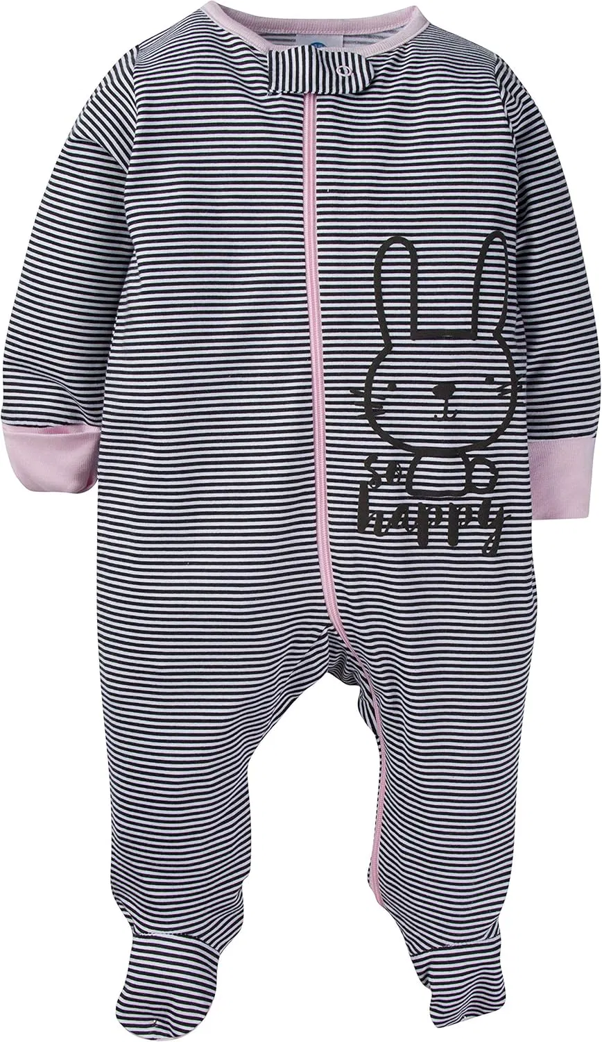 Pijama de una pieza con pies para dormir y jugar 100% de algodón orgánico