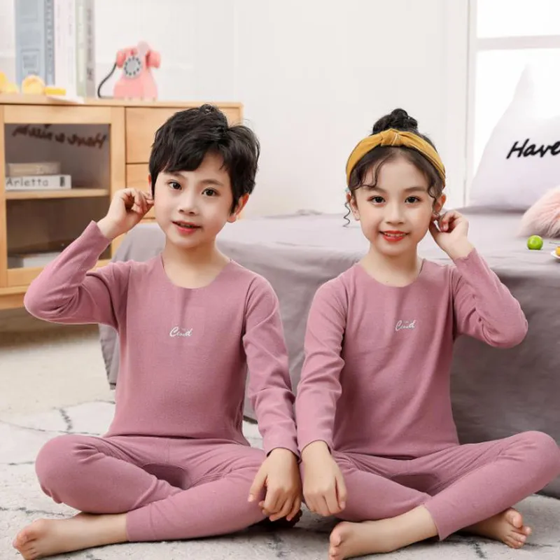 Pijamas para niños pequeños, pijamas de lujo de modal y algodón, pijamas familiares