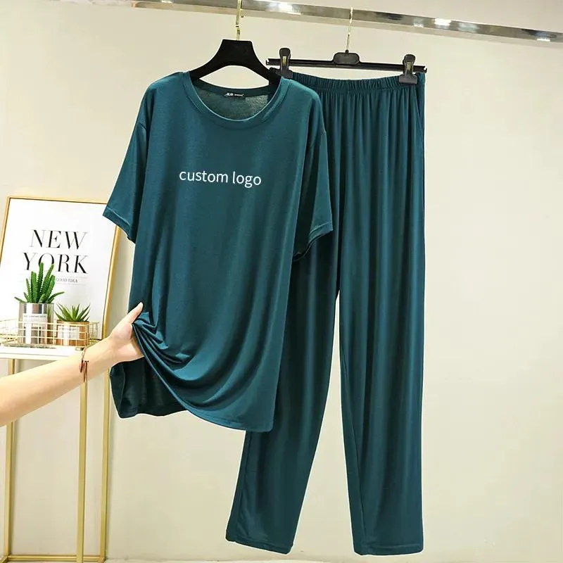 Pijamas de bambú viscosa para mujeres, ropa de dormir de lujo para mujer, conjunto de pijama