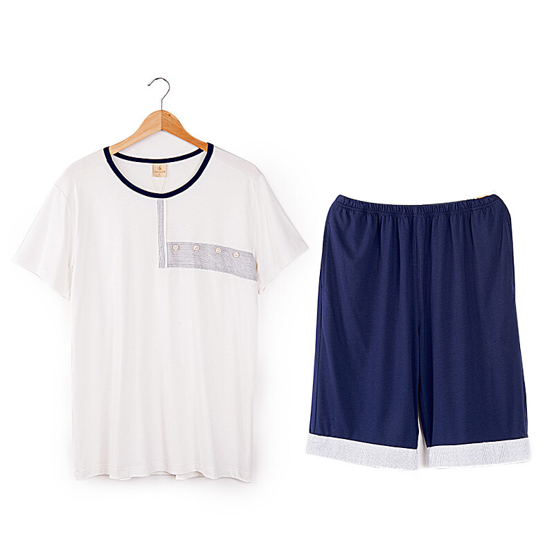 Pijamas de algodón para hombres de verano