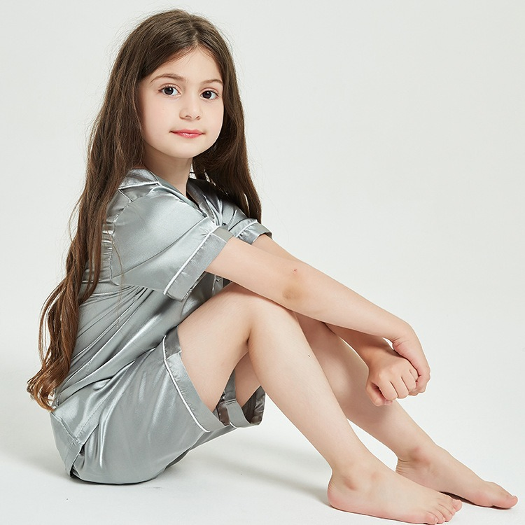 Pijamas de manga corta para niños como ropa de dormir con conjunto de ropa de casa