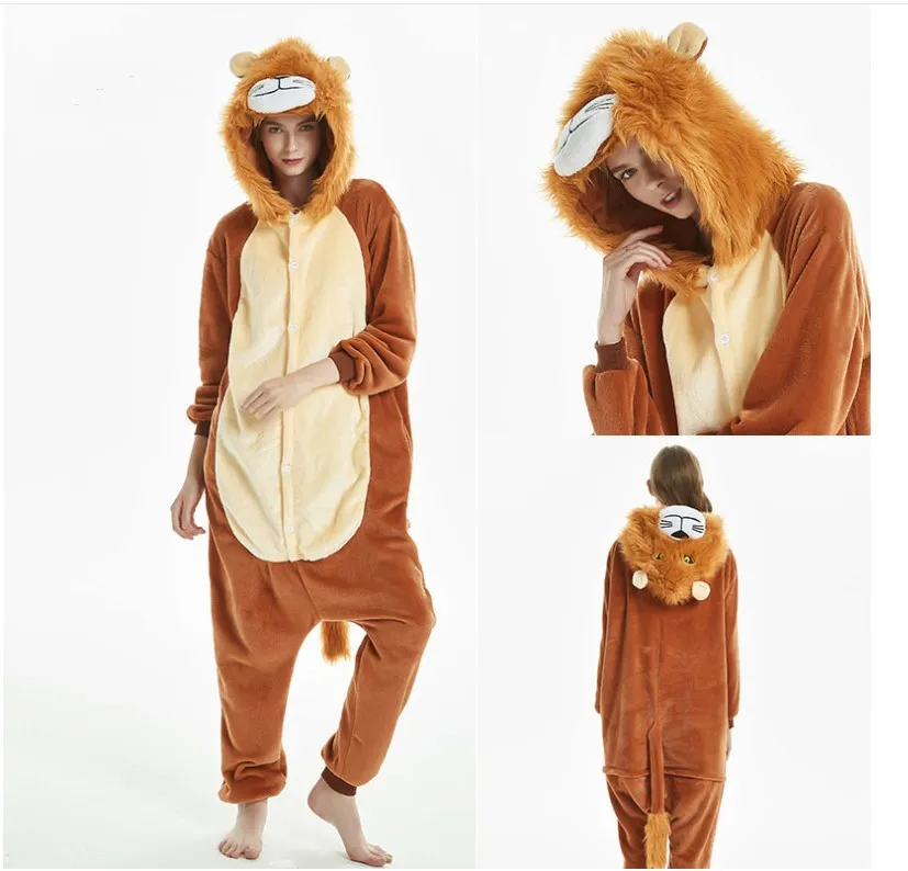 Diseño de unicornio para mujeres, pijama rosa en mono para uso de cosplay