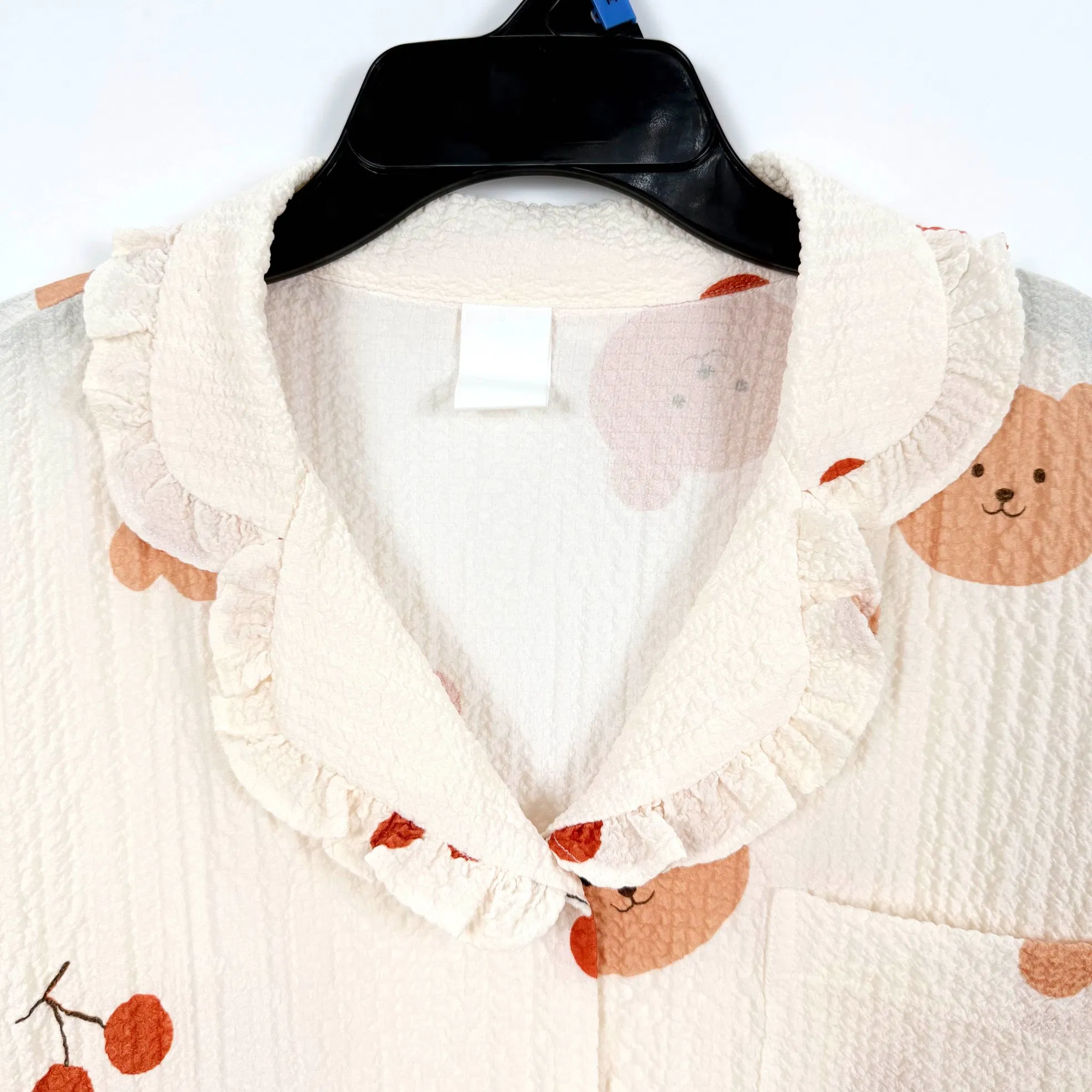 Conjunto de pijama ligero personalizado de seda de verano al por mayor