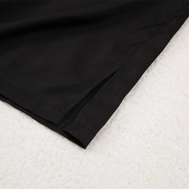 Conjunto de pijamas de dos piezas de camisa de satén suelta de manga larga y pantalón de pierna ancha estilo chica suave