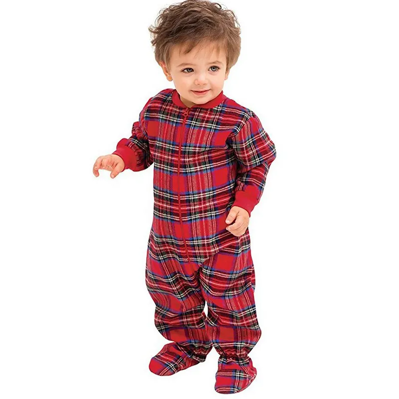 Pijamas de familia de algodón y poliéster para sublimación personalizados, conjuntos a juego en blanco para bebés, hombres, mujeres y niños, pijamas de Navidad
