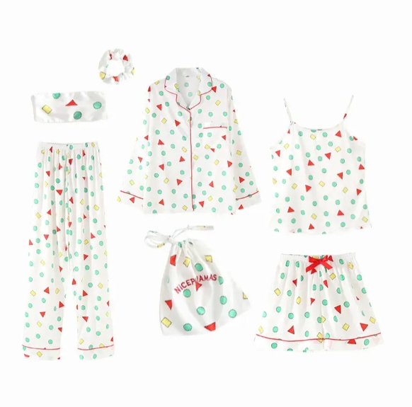 Pijama de satén para mujer Conjuntos de pijama para mujer