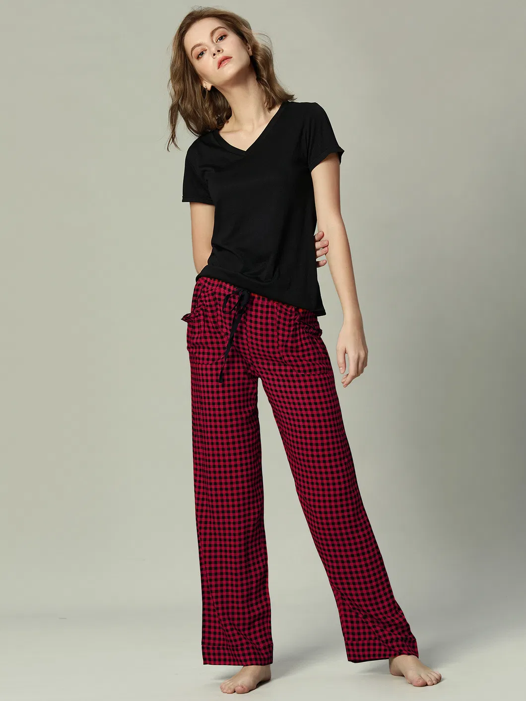 Conjunto de pijamas para mujeres de tallas grandes, ropa de dormir para mujeres, conjuntos de pantalones cortos de pijama para mujeres