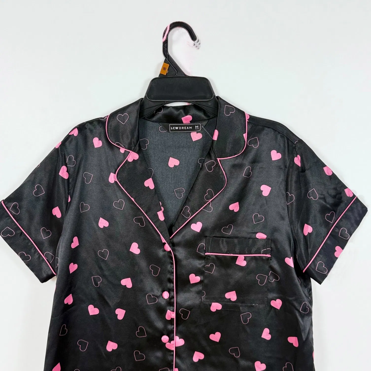 Conjunto de pijama suelto de seda de talla grande personalizado para dormir