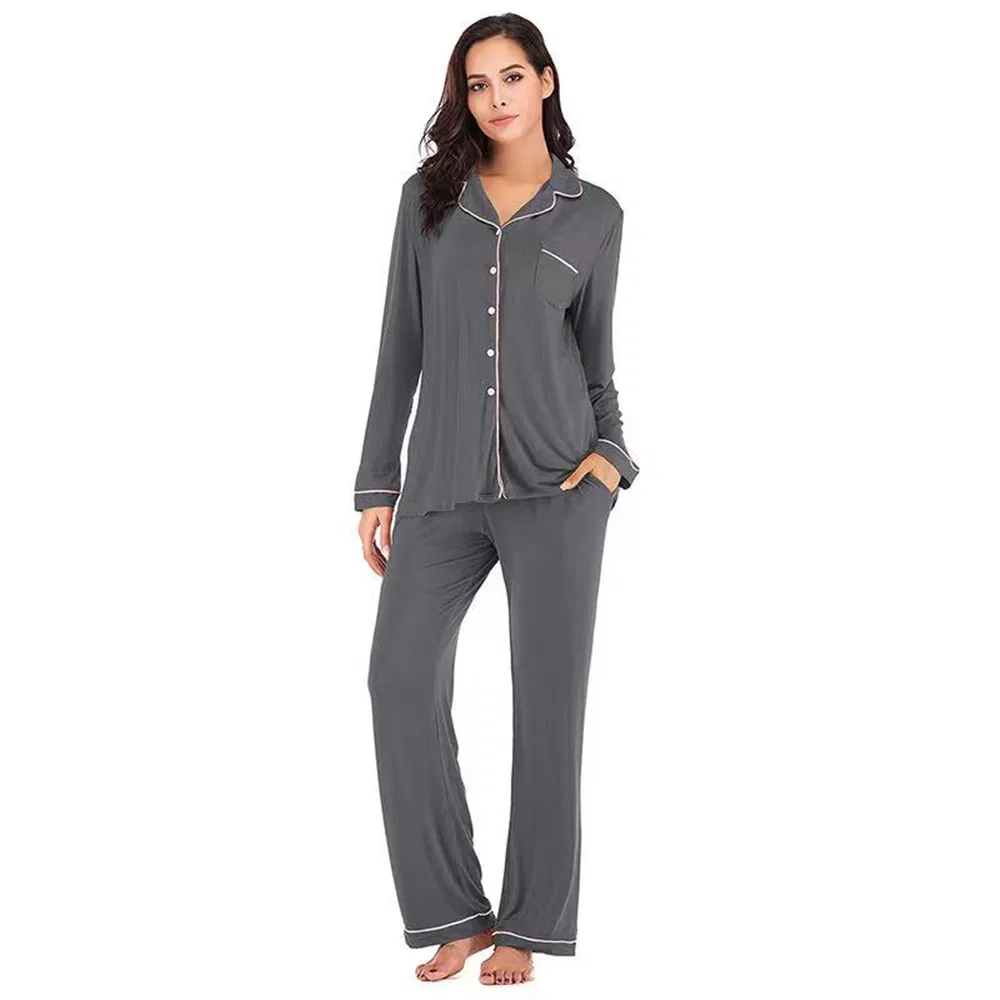 Ropa al por mayor para mujeres; S Ropa de casa, Mujeres 2 Piezas Pijamas Mujeres Ropa de noche Esencial para el hogar Ropa de punto, Ropa, Conjunto de pijamas