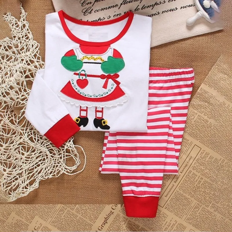 Pijamas de algodón navideños acogedores para mujeres y niños
