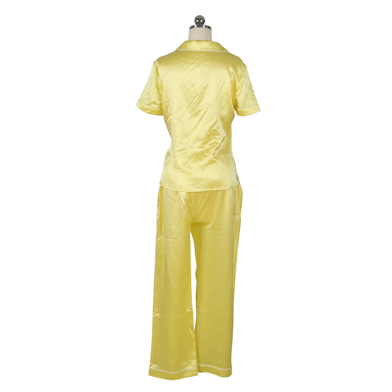 Conjunto de pijamas de seda de morera personalizados, batas de seda con cinturón, ropa de dormir de seda