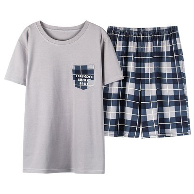 Pijamas de algodón para hombres de verano