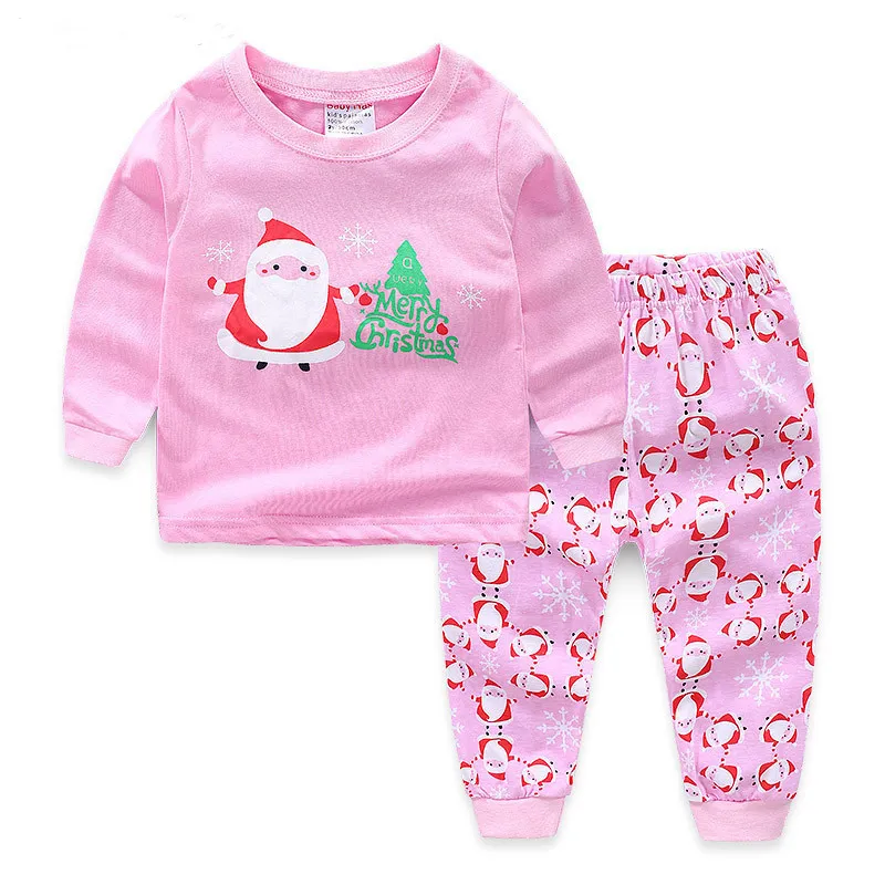 Pijamas de algodón navideños acogedores para mujeres y niños