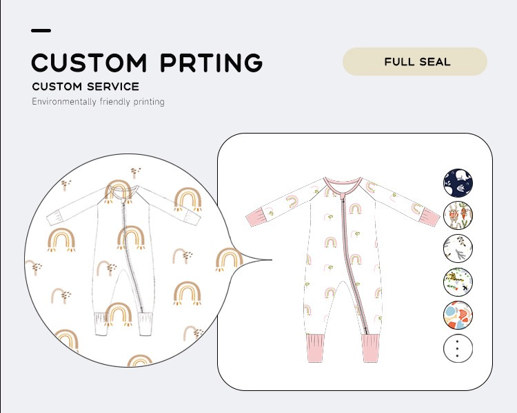 Pijamas de maternidad y lactancia personalizados con logo de cliente OEM y conjunto de pijamas de bambú para bebé