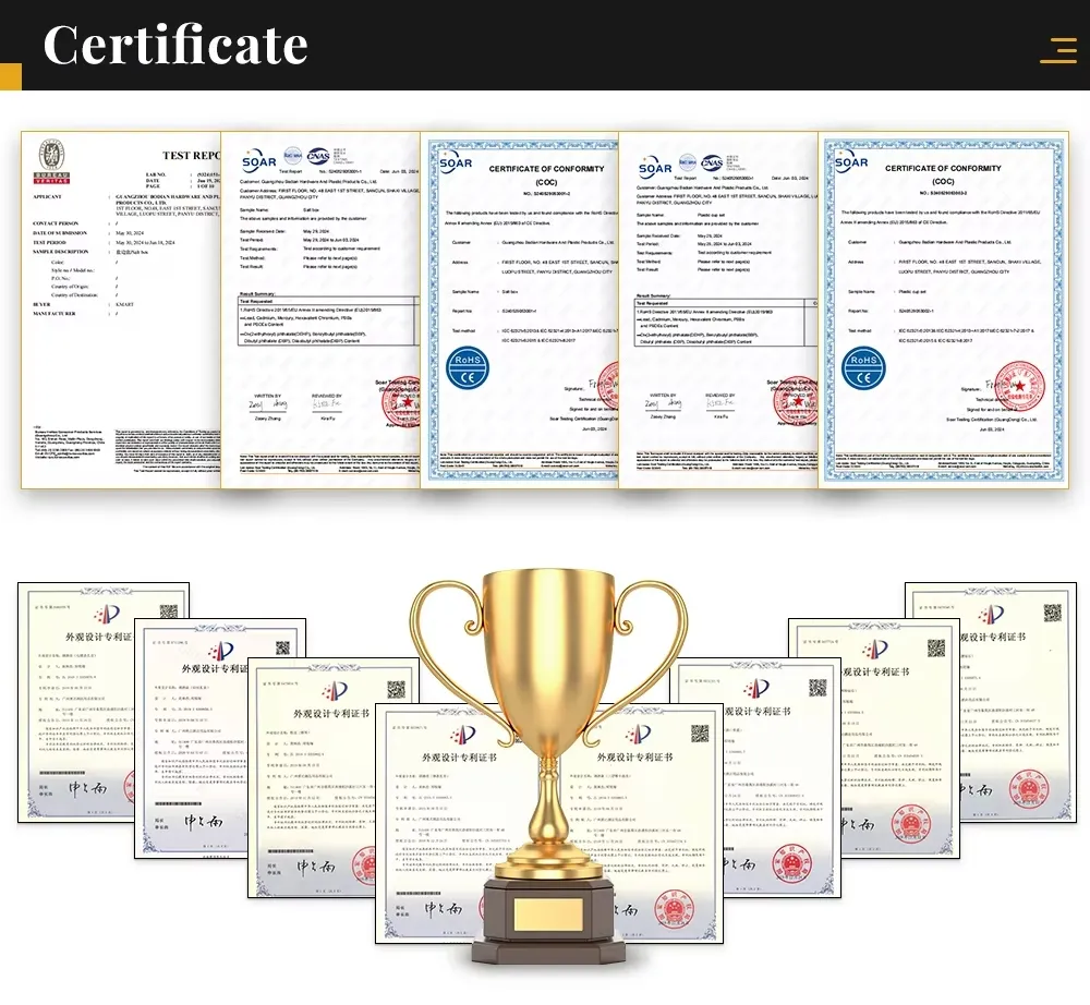 Certificados de calidad de producción
