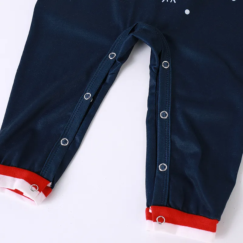 Conjunto de pijamas navideños familiares al por mayor Santa para padres e hijos, pijama de manga larga, ropa de dormir familiar