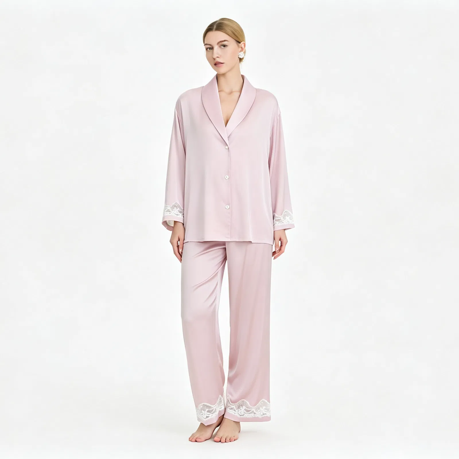 Conjunto de descanso exterior moda femenina