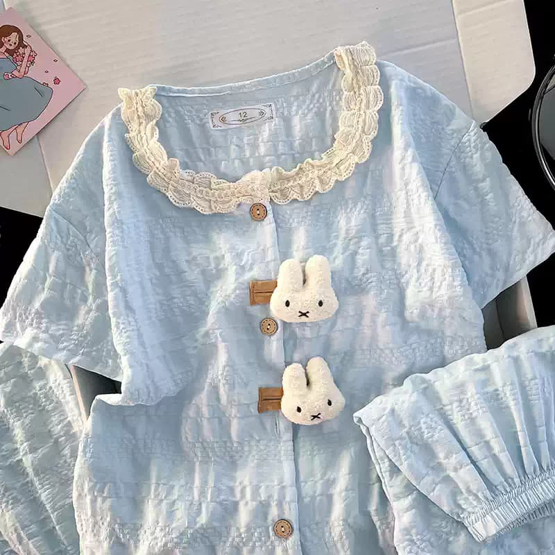 Pijamas para niñas transpirables y suaves, ropa de descanso para niños, ropa de casa, personalización en fábrica