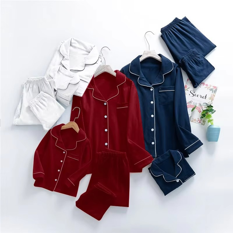 Pijamas de sueño suaves personalizados de algodón orgánico modal de bambú