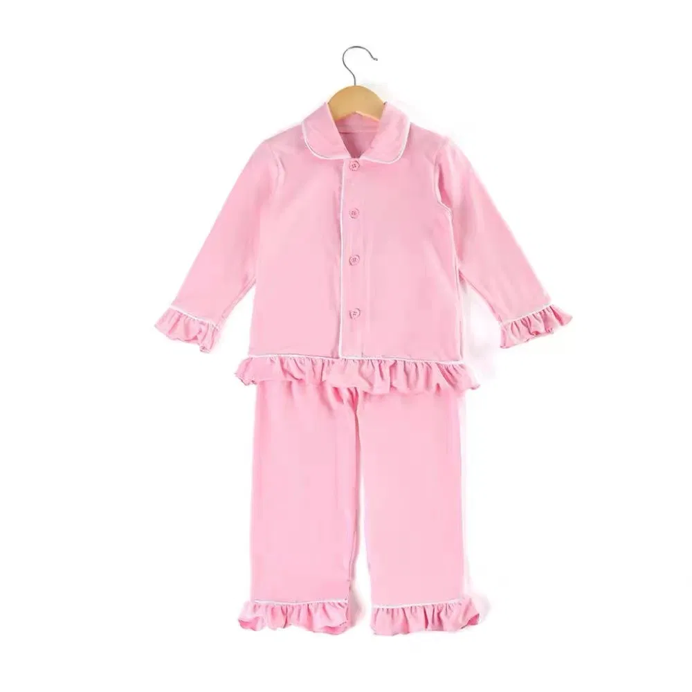 Conjunto de pijamas navideños clásicos para niños, ropa de punto sólida para niños, conjunto de pijama, pijamas familiares, pijama