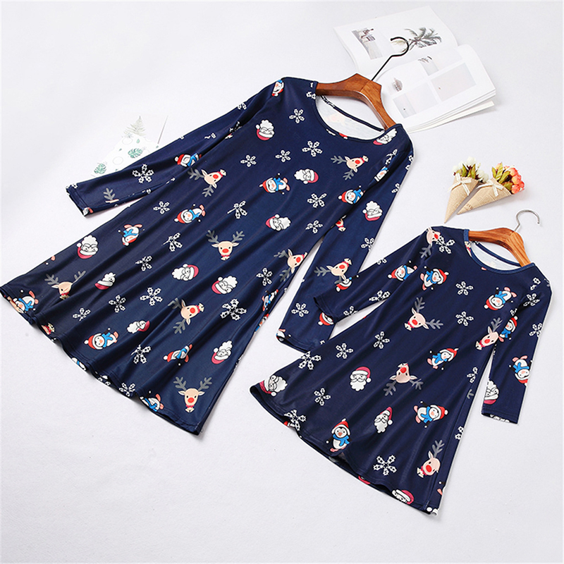 Pijamas navideños personalizados cómodos para niños y adultos, vestido de noche, ropa de dormir, pijamas para mamás e hijas
