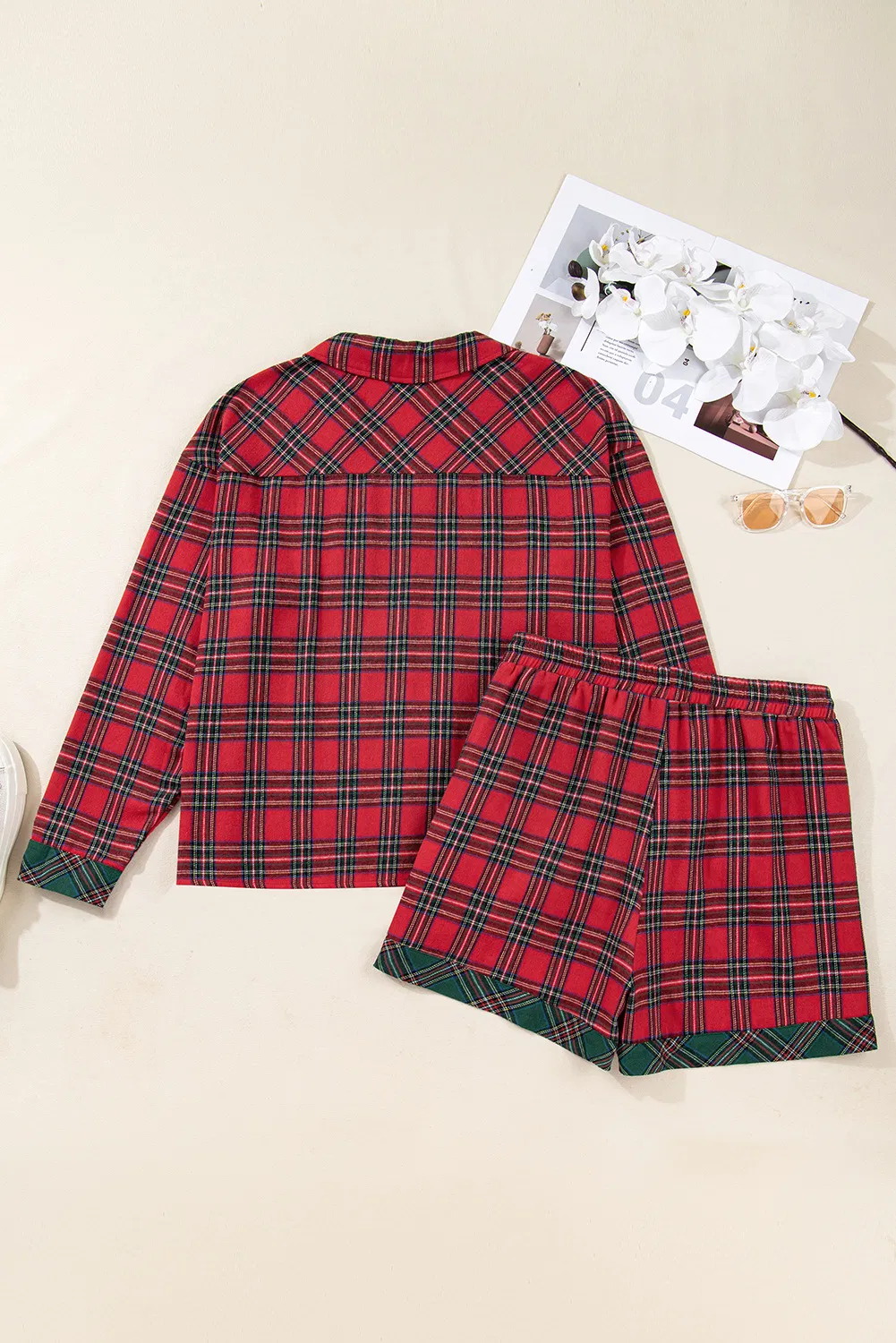 Detalle Trasero del Conjunto de Pijama