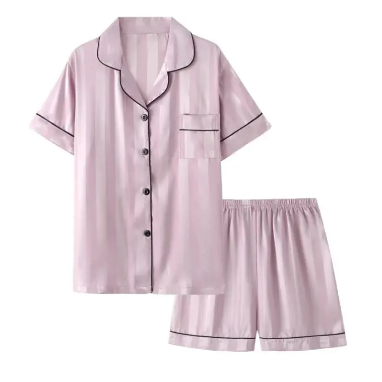 Estampados de pijama al por mayor para mujer conjunto de pijama Pajama