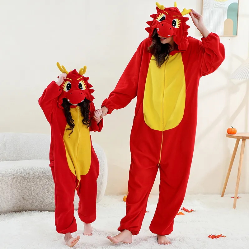 Conjunto de Loungewear Familiar de Rendimiento para Niños y Adultos, Disfraz de Casa de Forro Polar